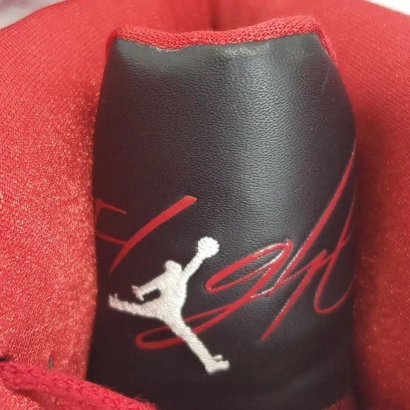 Jordan Flight 45 High Men Basketball, Size 11½, Red - Picture 14 of 15